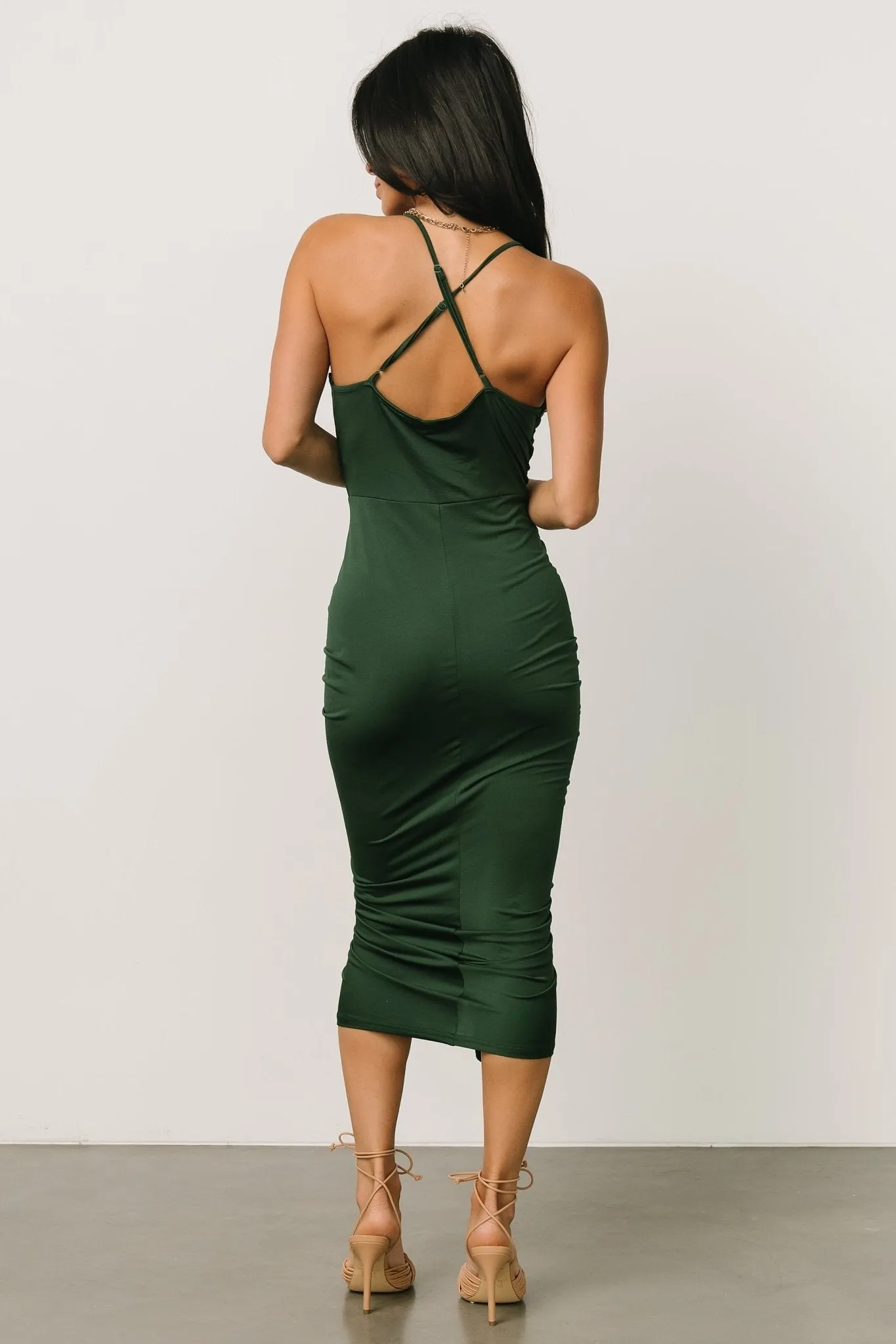 Roxanne Tank Dress | Hunter Green sold by Baltic Born product image thumbnail 2