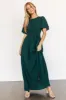 McCall Textured Maxi Dress | Dark Green sold by Baltic Born