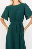 McCall Textured Maxi Dress | Dark Green sold by Baltic Born