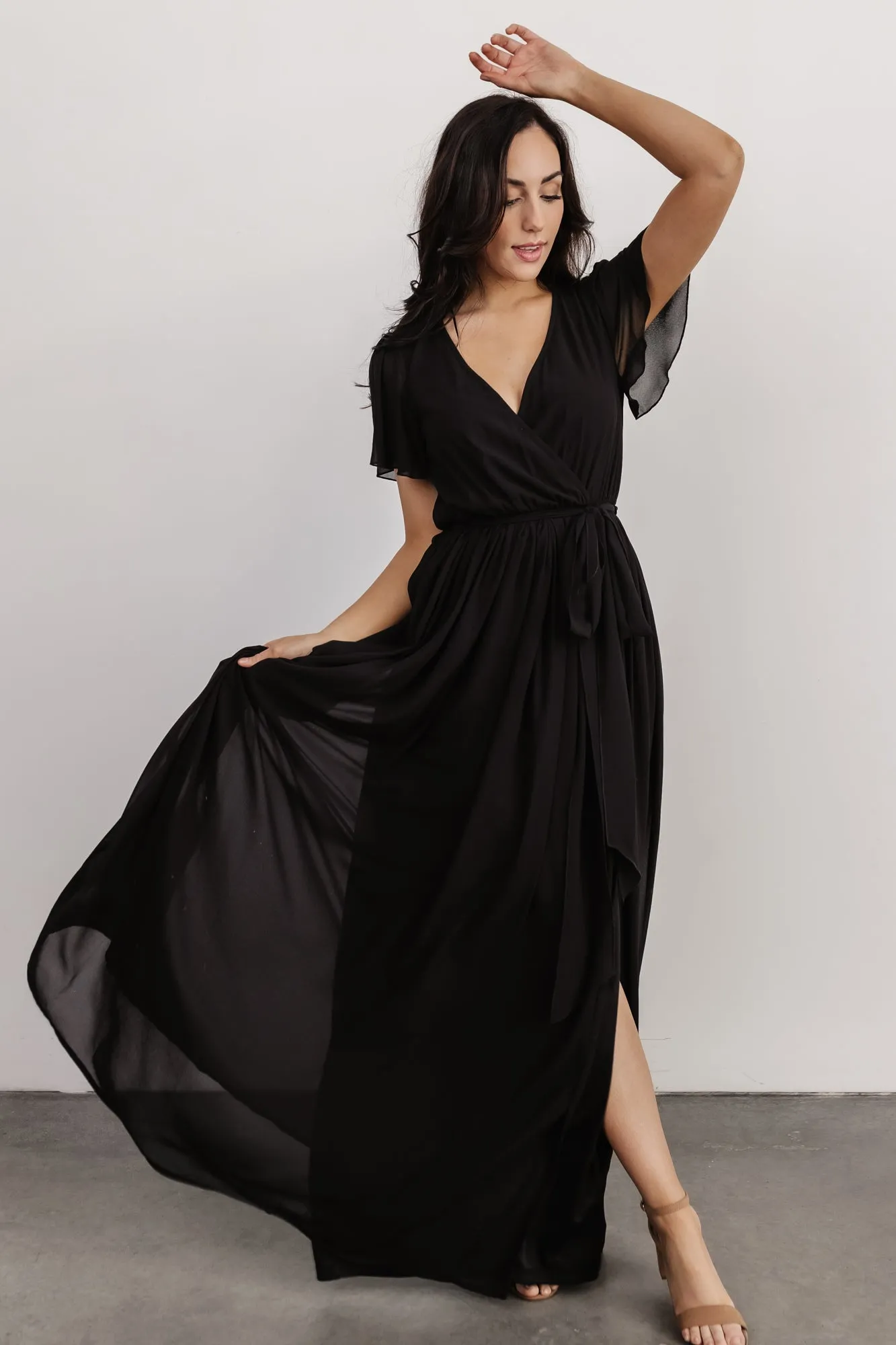 Kristina Maxi Dress | Black sold by Baltic Born product image thumbnail 2