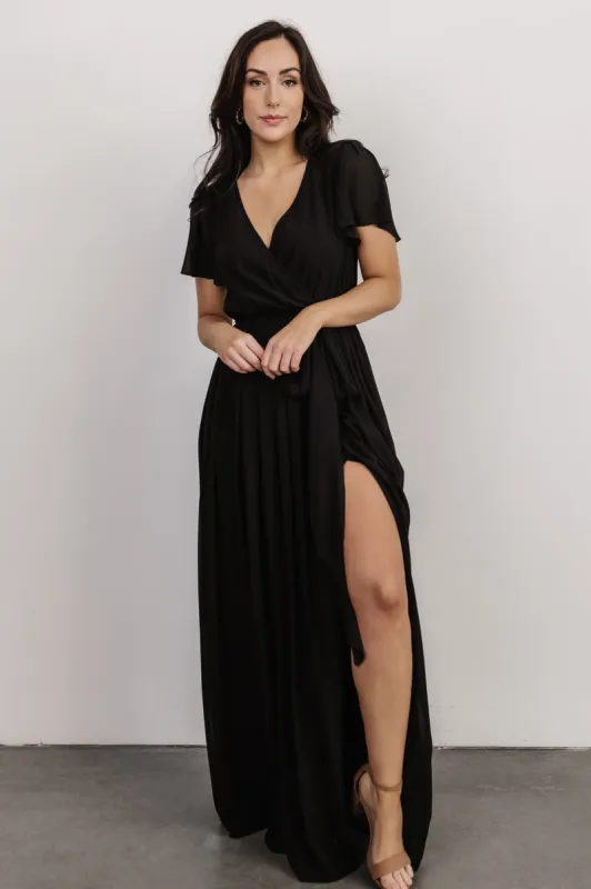 Kristina Maxi Dress | Black sold by Baltic Born