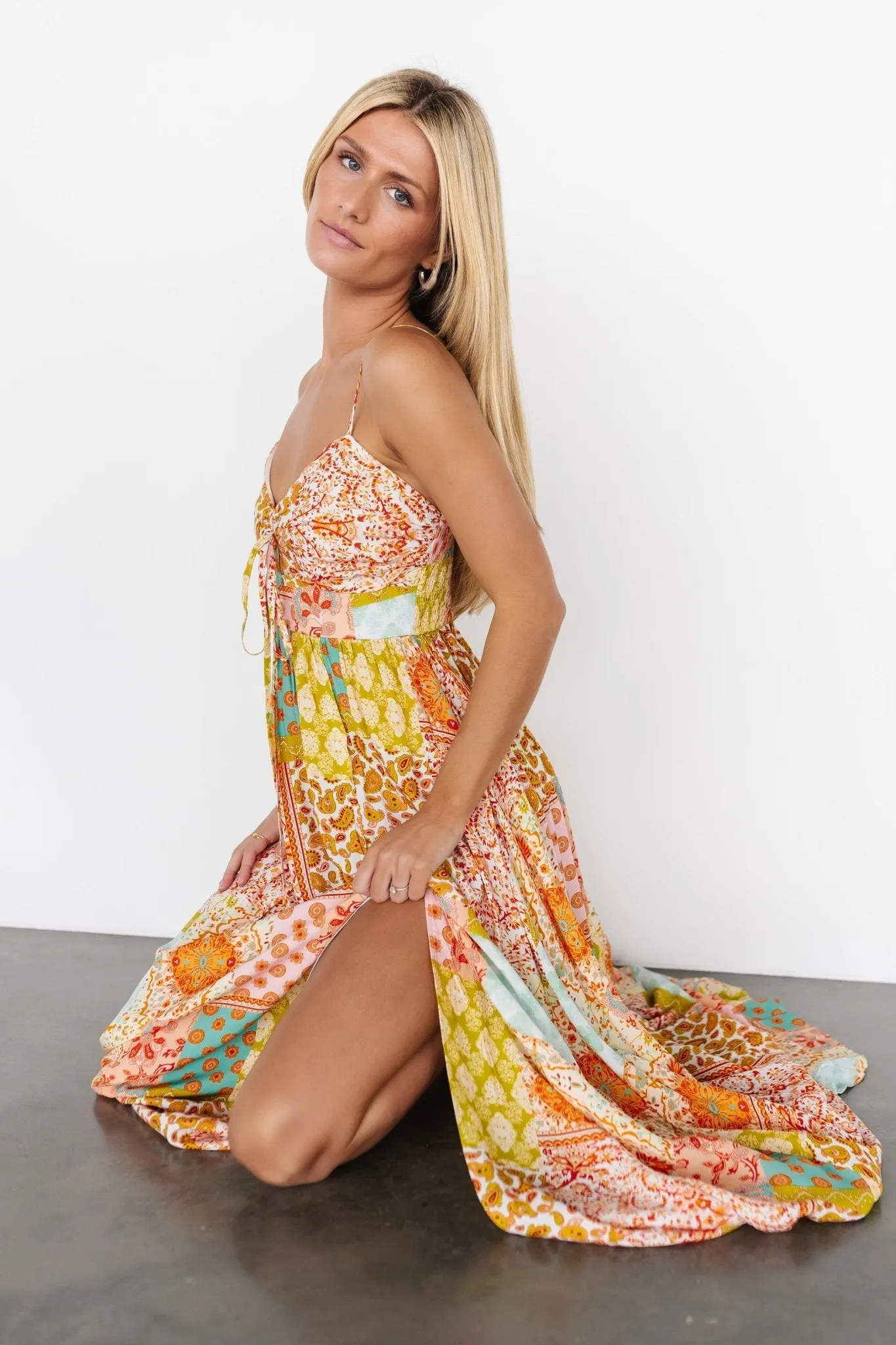 Kamari Tank Maxi Dress | Multi Print sold by Baltic Born product image thumbnail 2