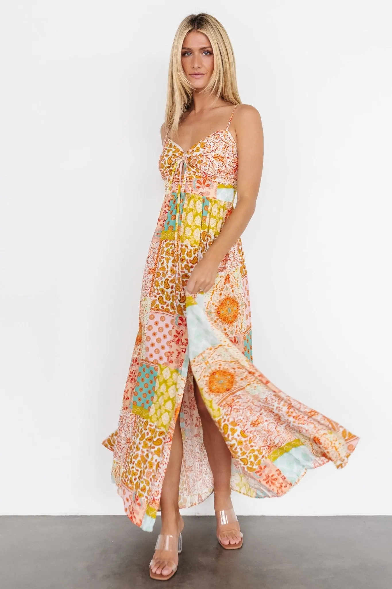 Kamari Tank Maxi Dress | Multi Print sold by Baltic Born product image thumbnail 3