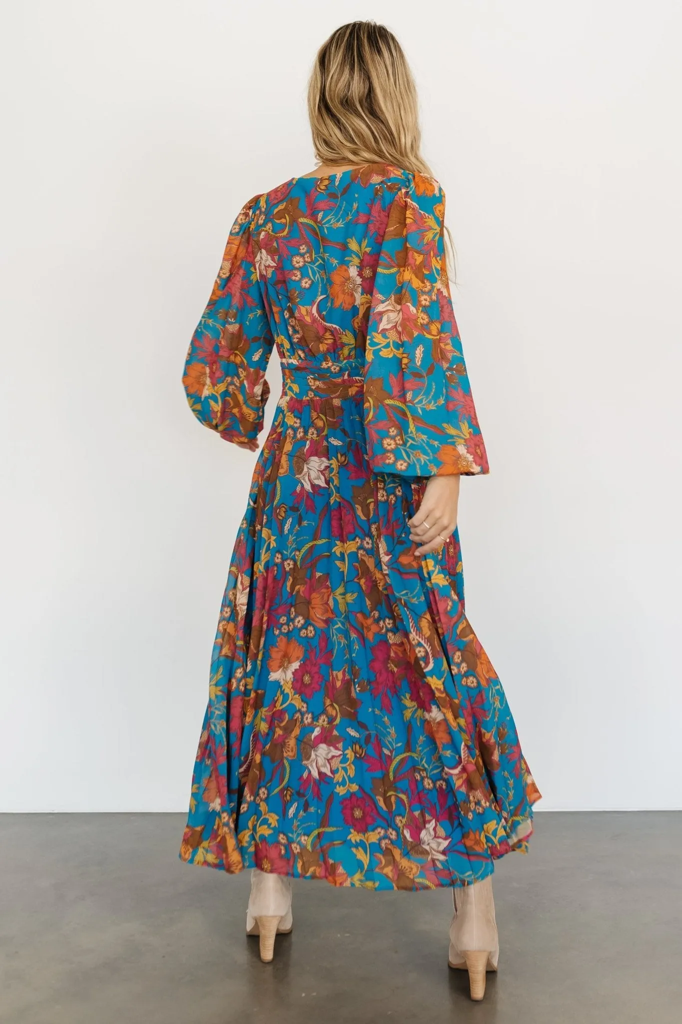 Virtue Maxi Dress | Blue Multi sold by Baltic Born product image thumbnail 4