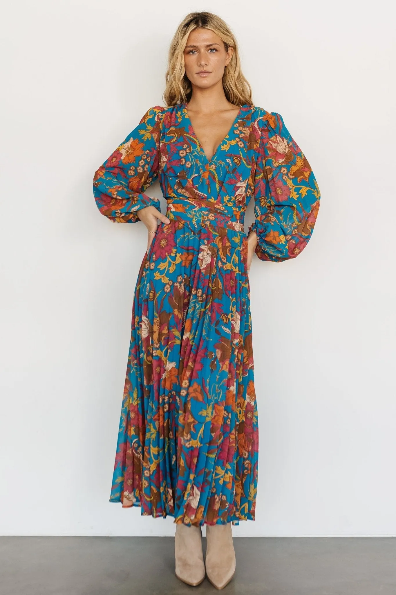 Virtue Maxi Dress | Blue Multi sold by Baltic Born product image thumbnail 5