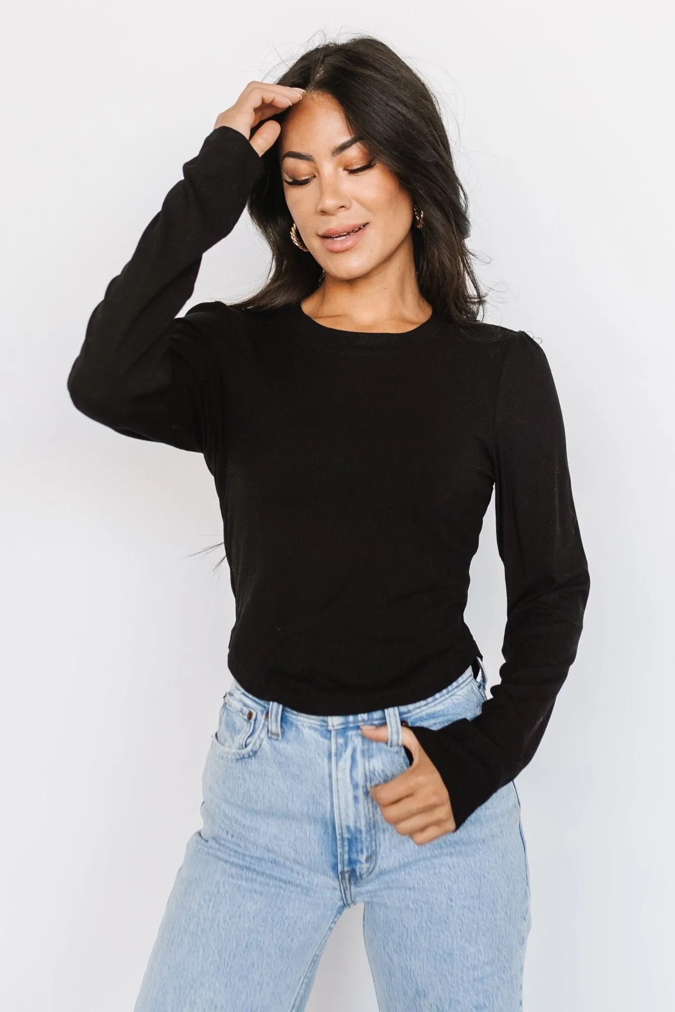 Fare Ribbed Top | Black sold by Baltic Born product image thumbnail 5