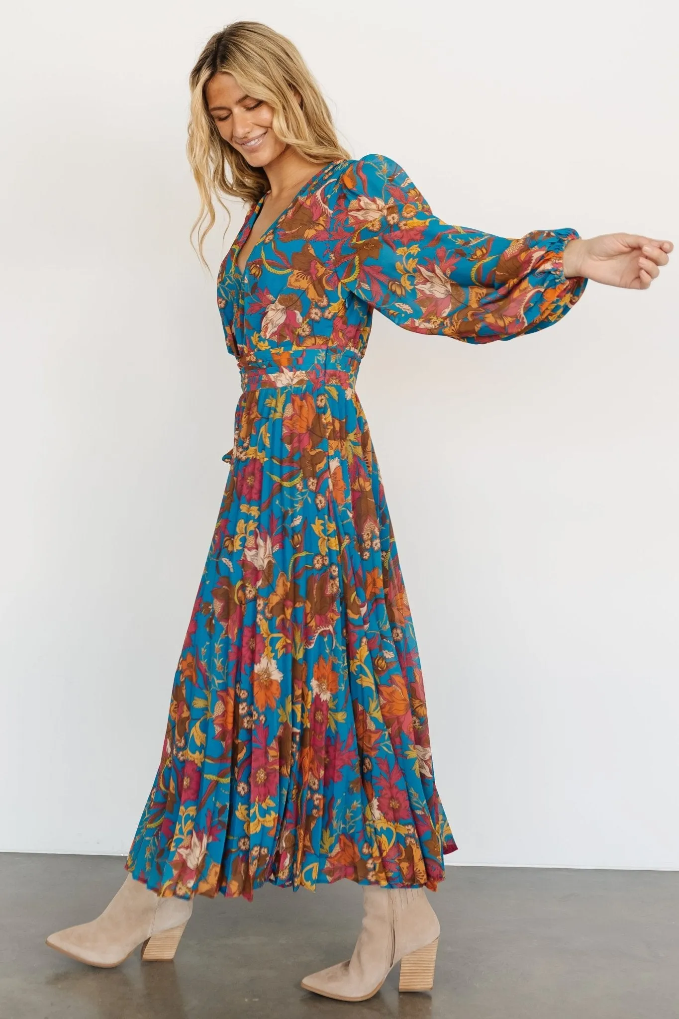 Virtue Maxi Dress | Blue Multi sold by Baltic Born product image thumbnail 3