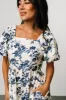 Graceland Maxi Dress | Cream + Navy Floral sold by Baltic Born