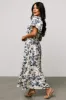 Graceland Maxi Dress | Cream + Navy Floral sold by Baltic Born