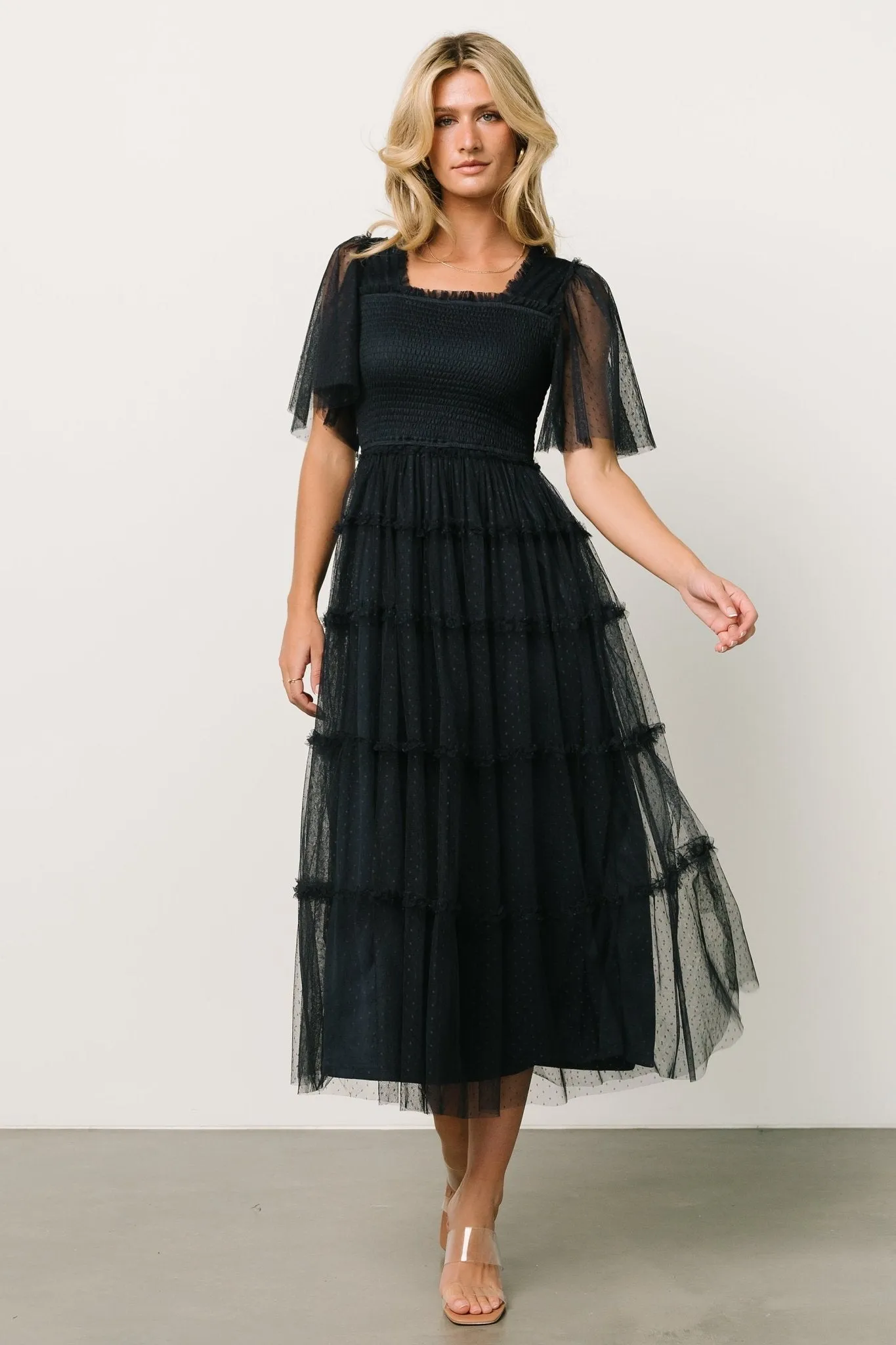 Bexley Tulle Dress | Midnight Blue sold by Baltic Born
