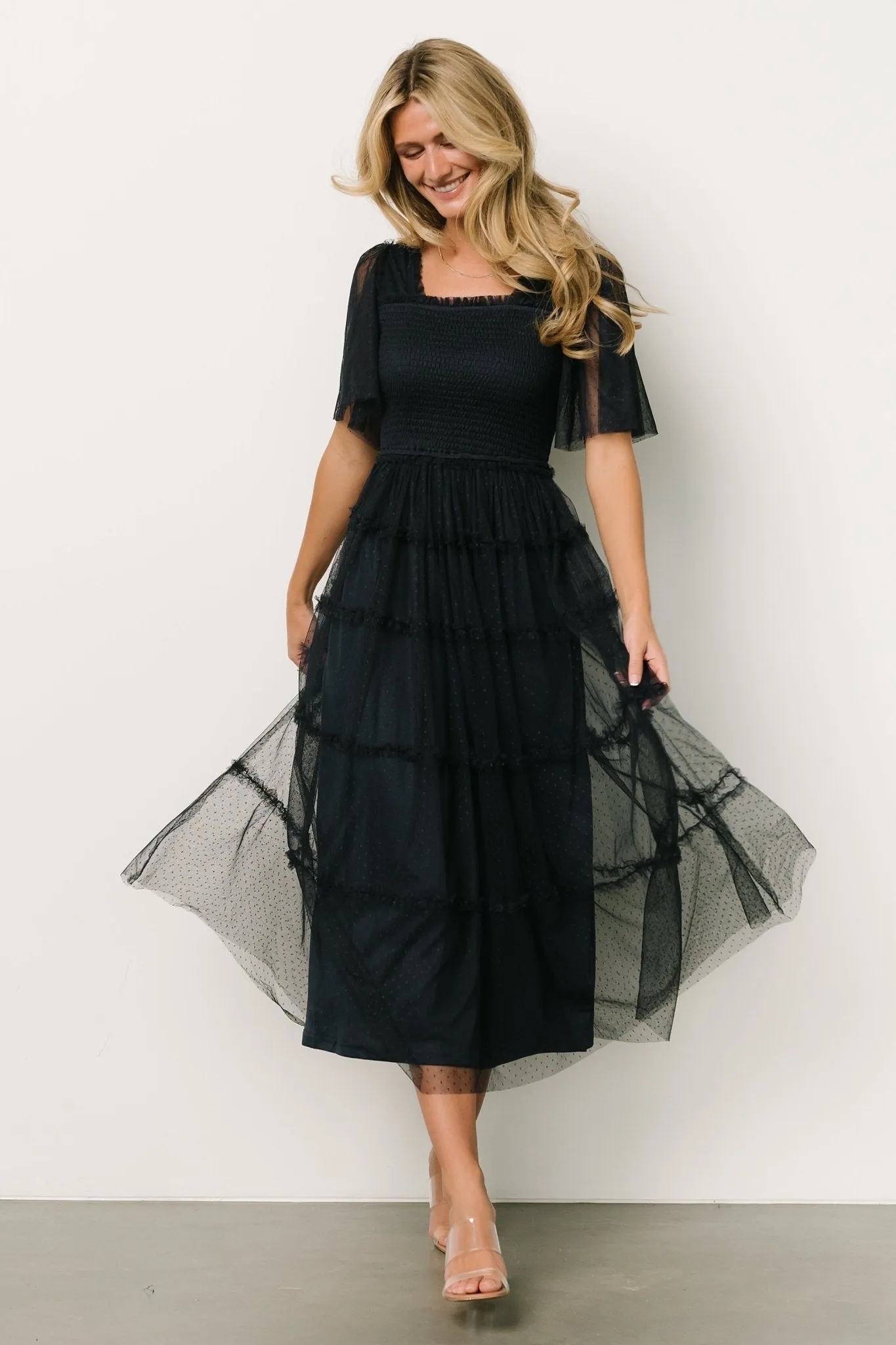 Bexley Tulle Dress | Midnight Blue sold by Baltic Born product image thumbnail 5