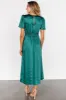 Allie Satin Dress | Emerald sold by Baltic Born