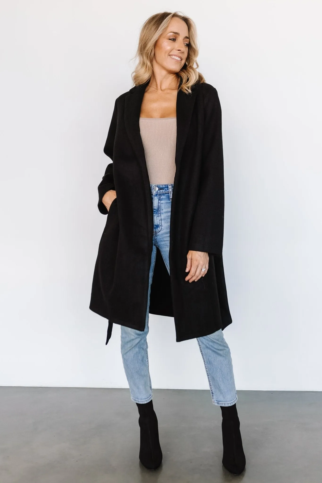 Martin Trench Coat | Black sold by Baltic Born