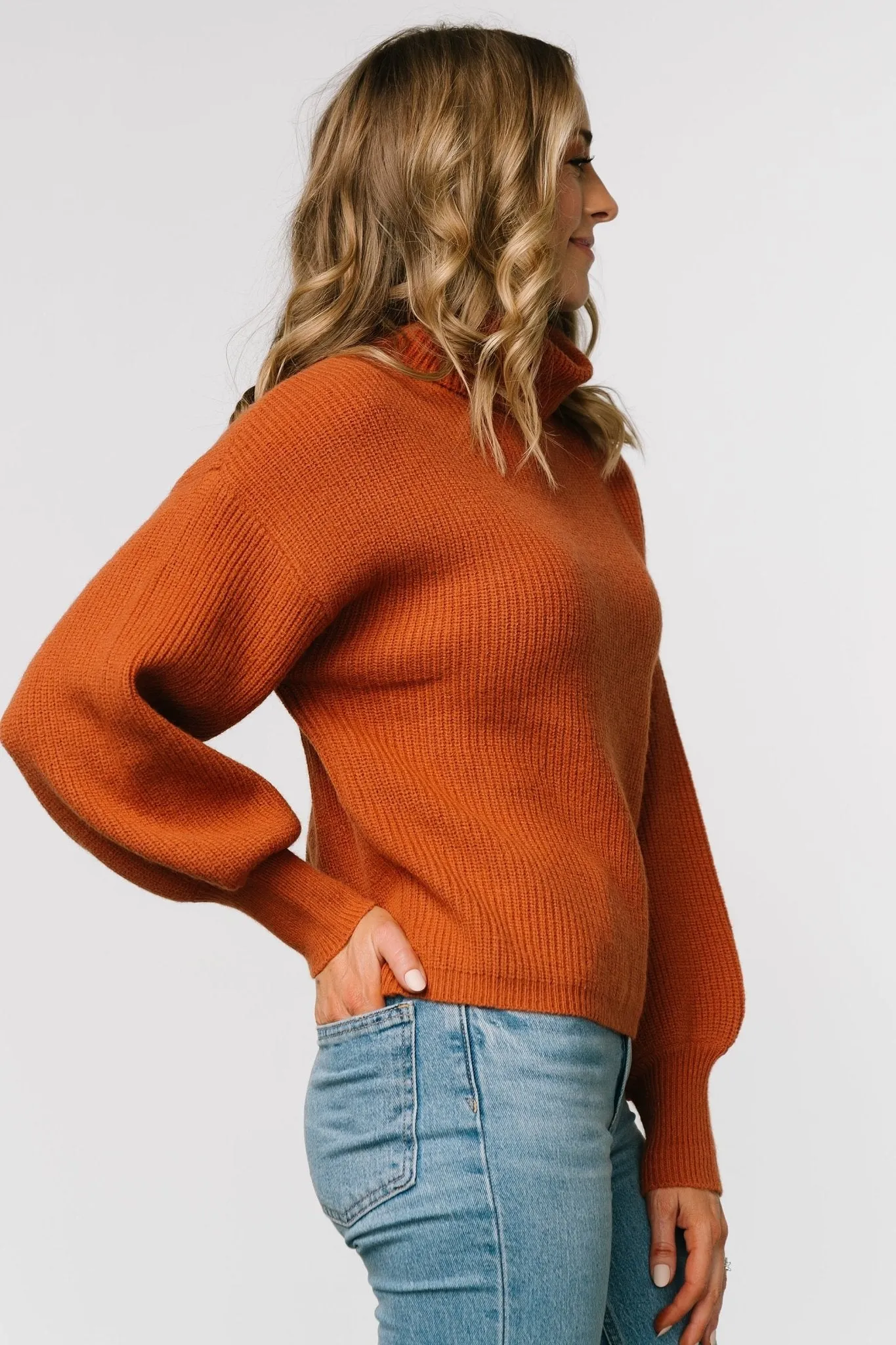 Malcolm Turtleneck Sweater | Spice sold by Baltic Born product image thumbnail 3