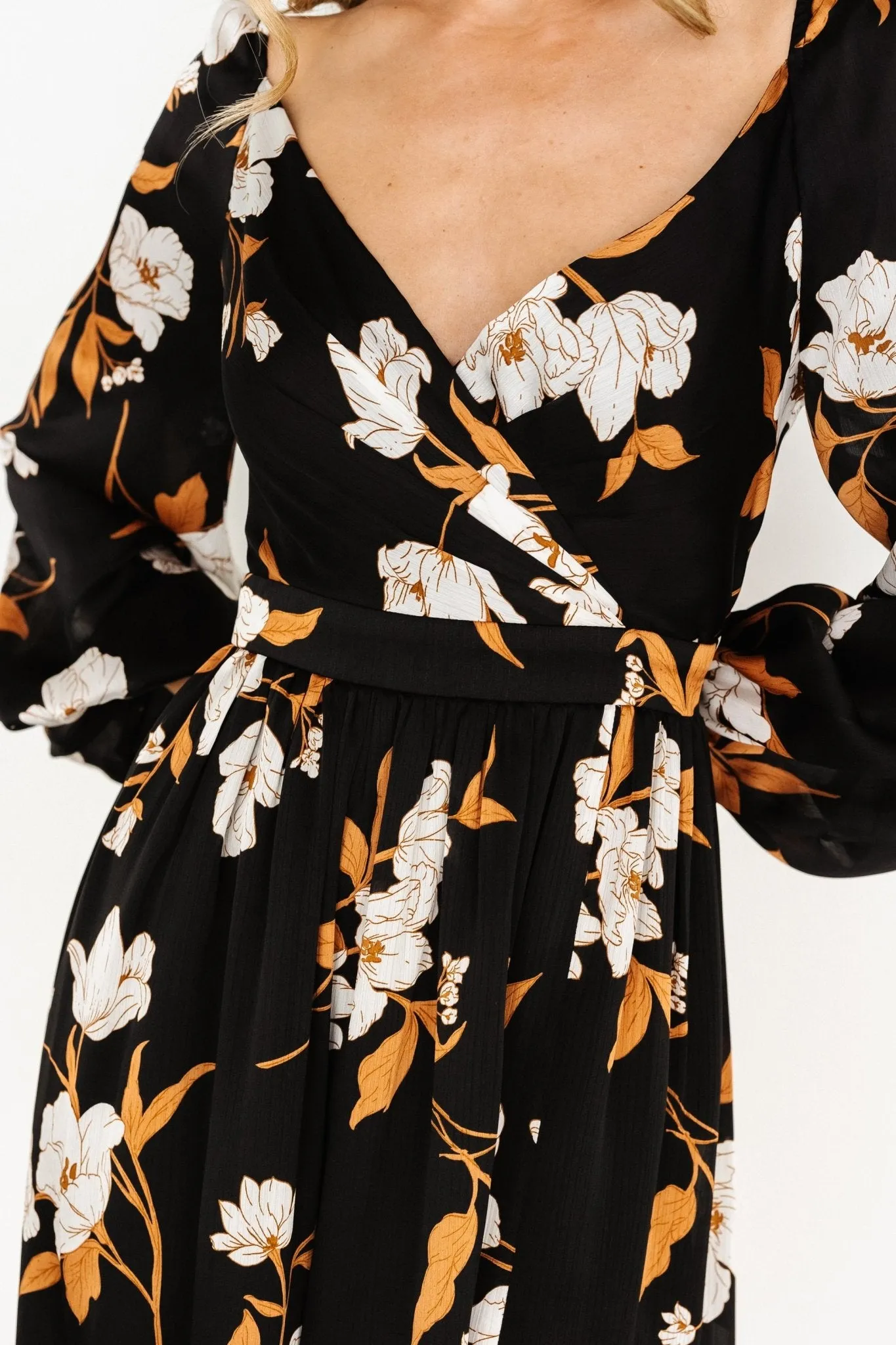 Tristan Maxi Dress | Black Floral sold by Baltic Born product image thumbnail 2