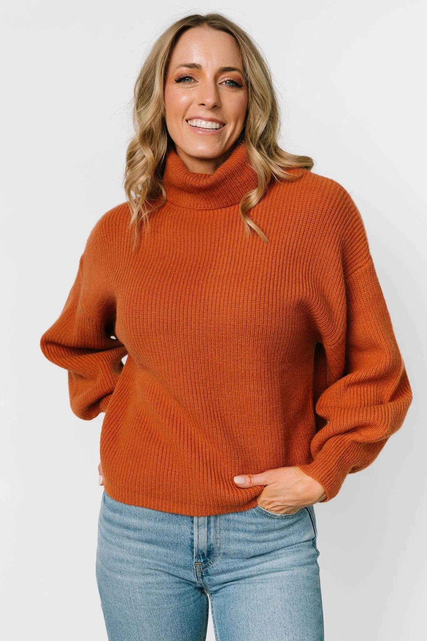 Malcolm Turtleneck Sweater | Spice sold by Baltic Born product image thumbnail 5