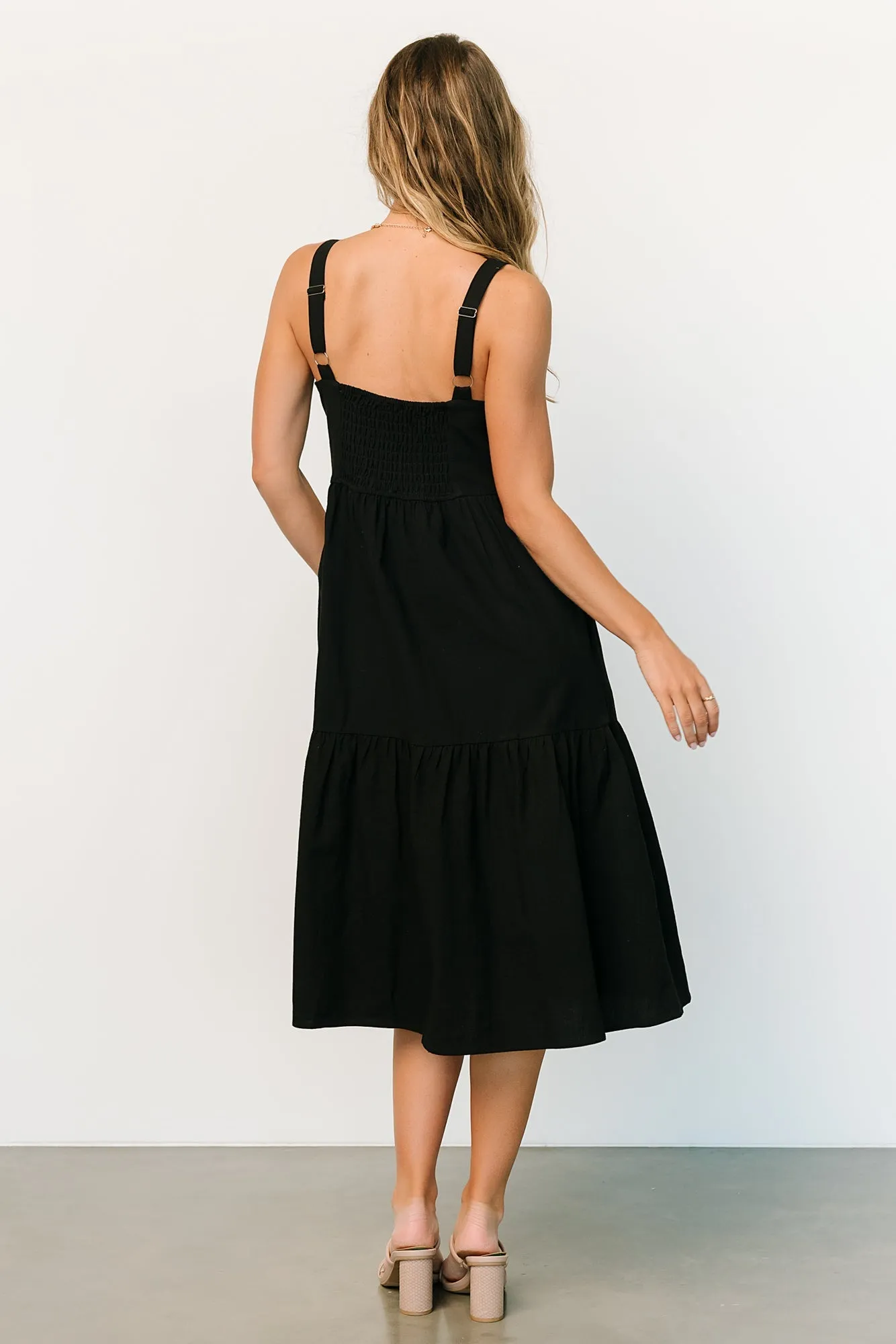Sammy Tank Midi Dress | Black sold by Baltic Born product image thumbnail 5