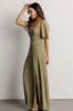 Sierra Sweetheart Maxi Dress | Dusty Olive sold by Baltic Born