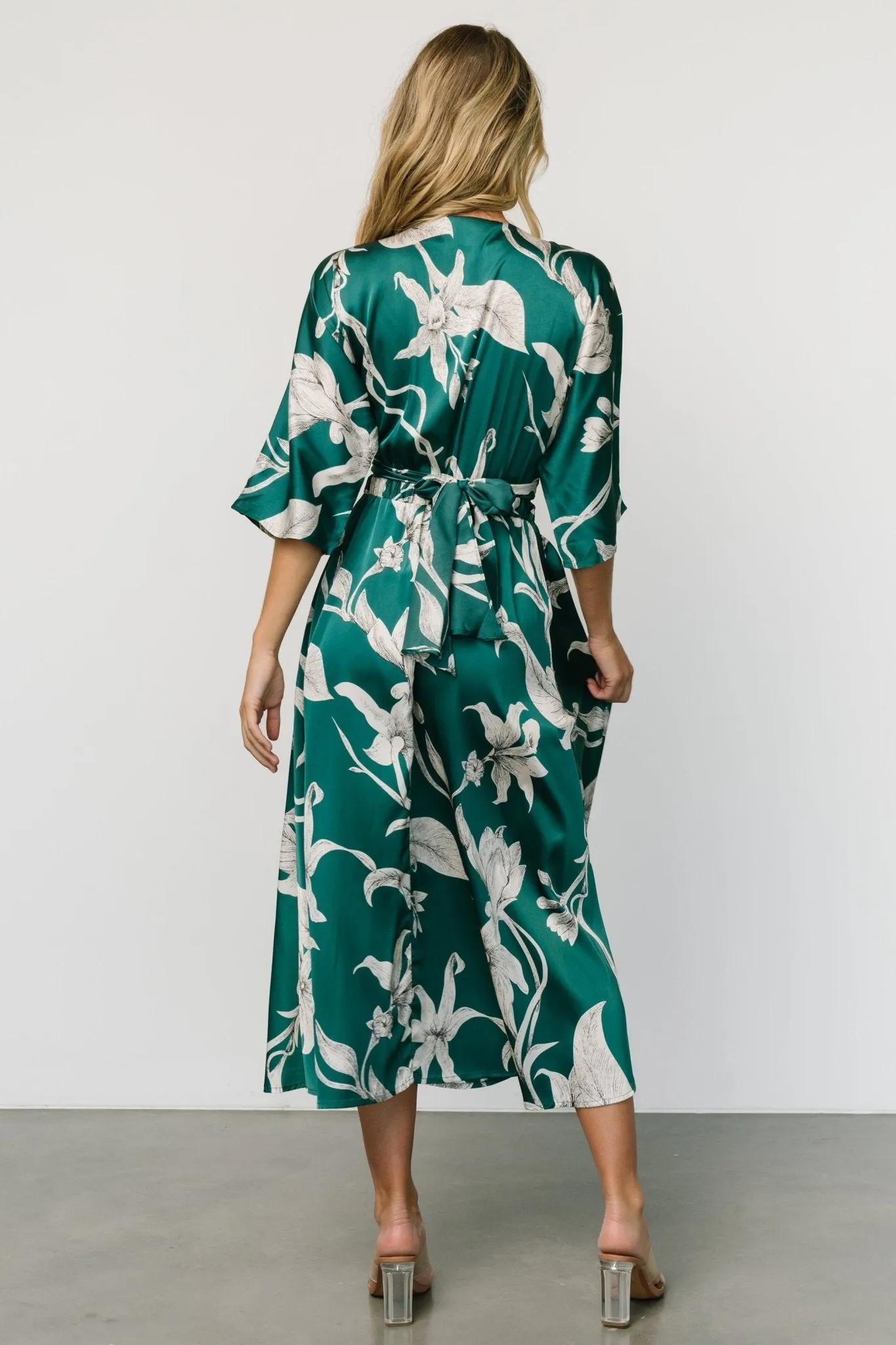 Avryll Front Tie Dress | Green sold by Baltic Born product image thumbnail 5