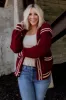Corbett Knit Cardigan | Burgundy sold by Baltic Born