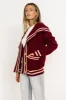 Corbett Knit Cardigan | Burgundy sold by Baltic Born