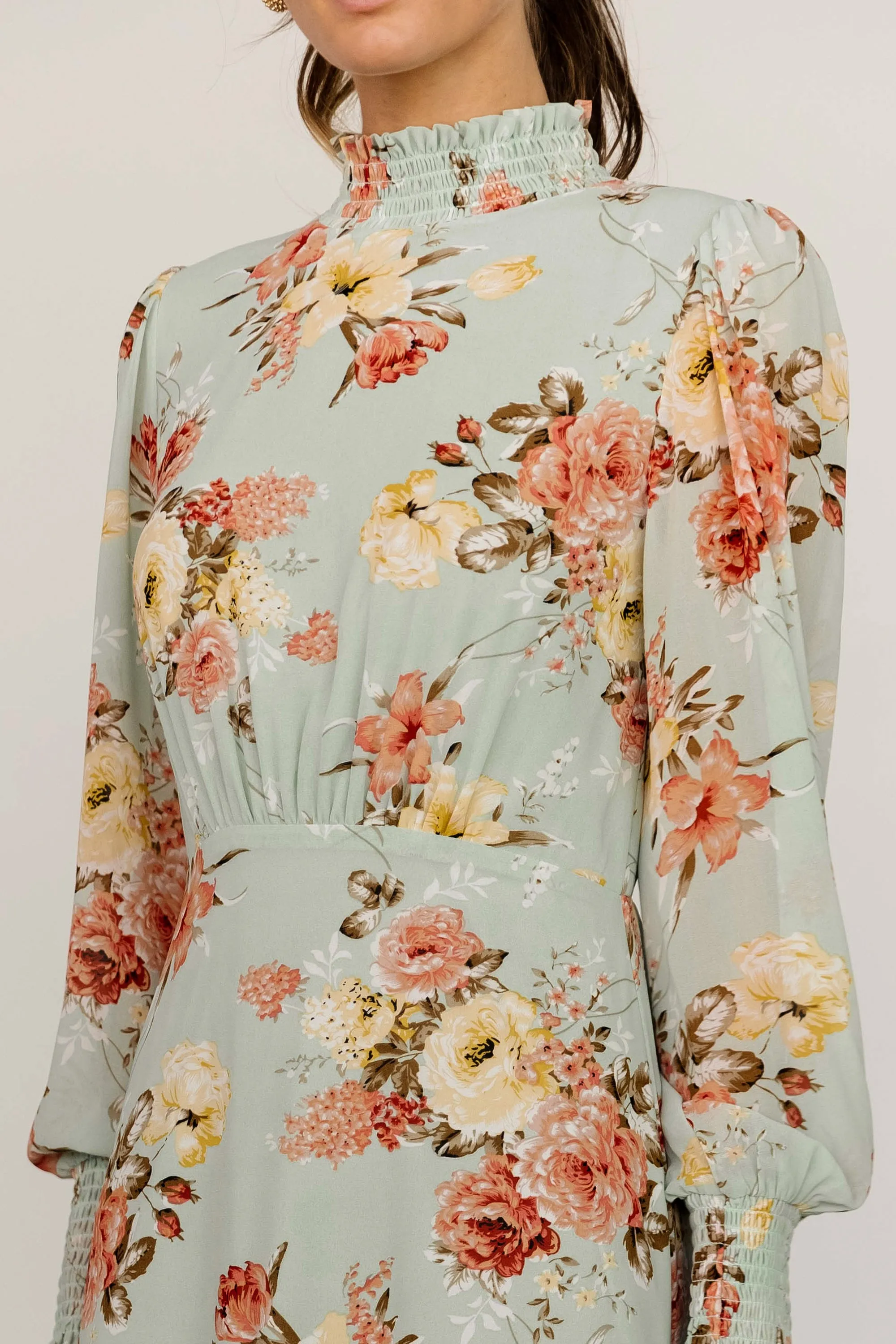 Luciana Maxi Dress | Sage Multi sold by Baltic Born product image thumbnail 3