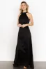 Cyra Halter Maxi Dress | Black sold by Baltic Born