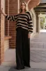 Jayla Palazzo Satin Pant | Black sold by Baltic Born