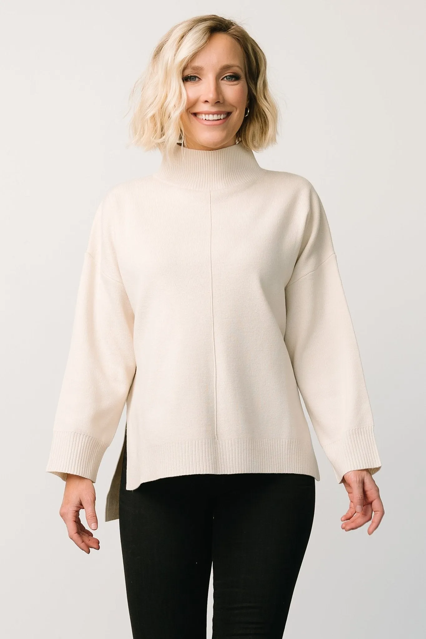 Hutch Sweater | Cream sold by Baltic Born product image thumbnail 4