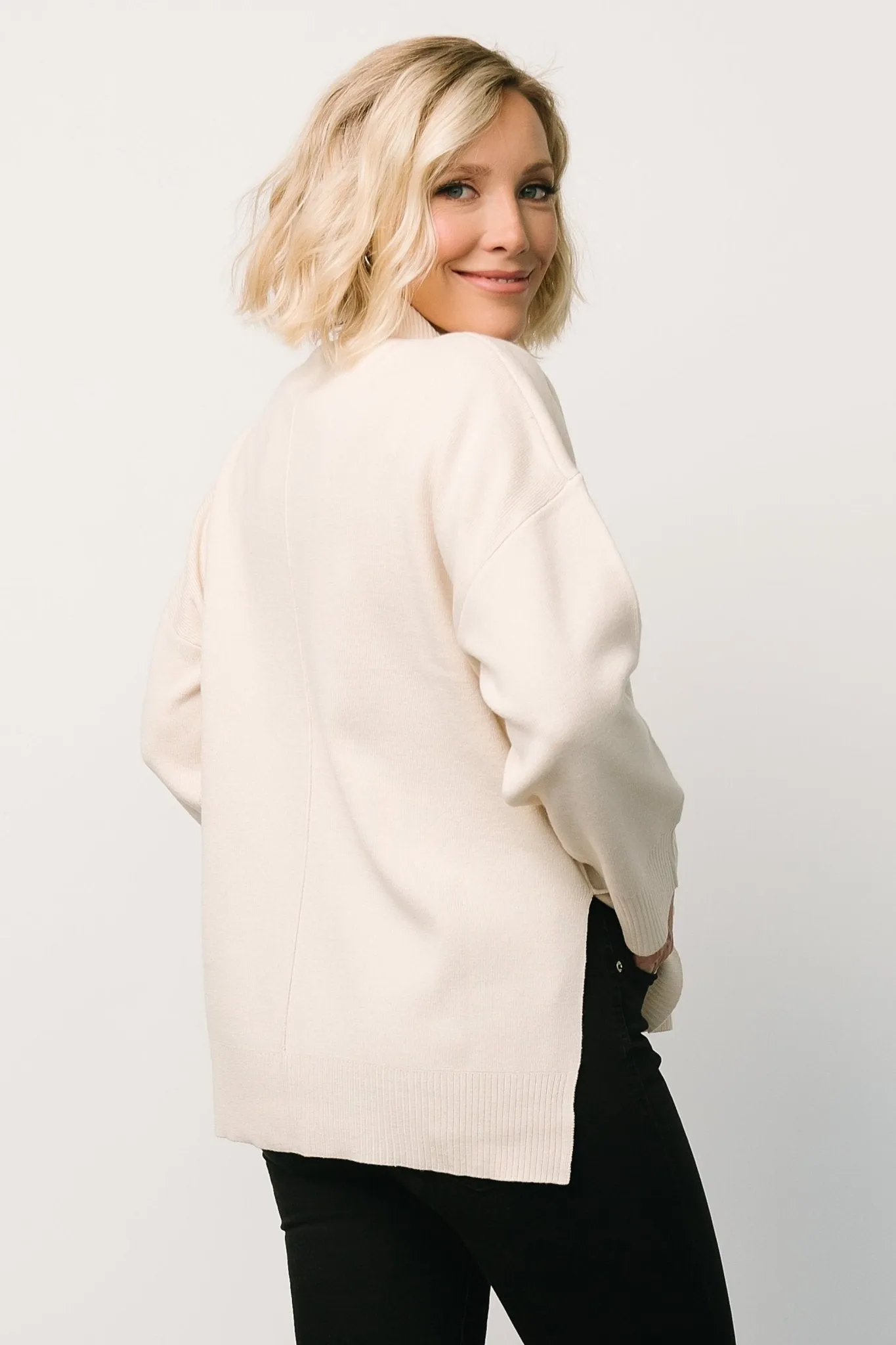 Hutch Sweater | Cream sold by Baltic Born product image thumbnail 3