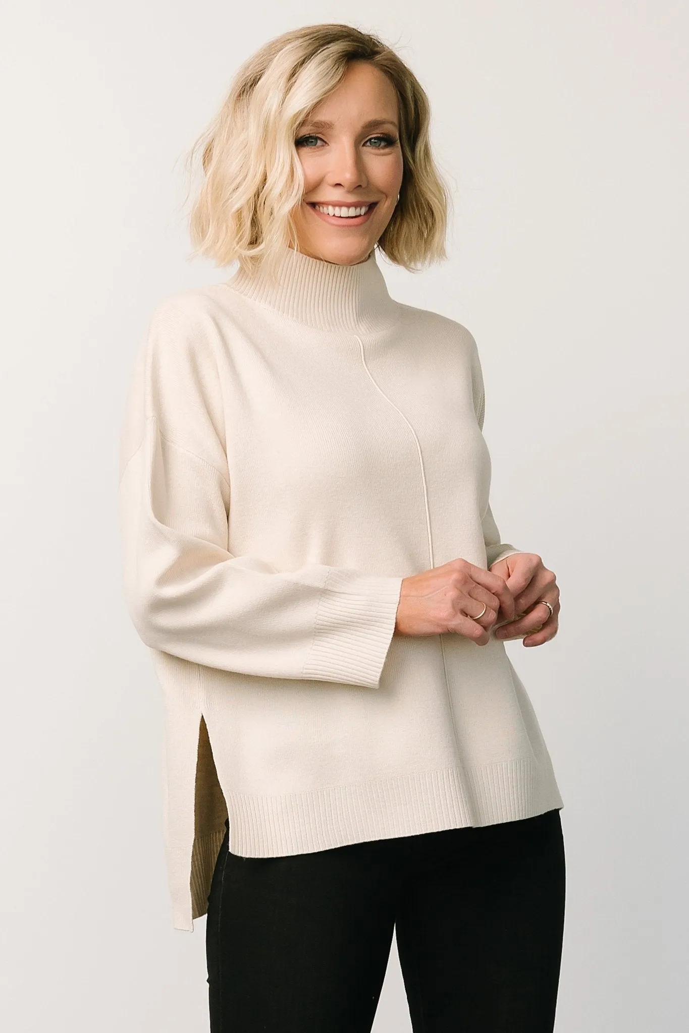 Hutch Sweater | Cream sold by Baltic Born product image thumbnail 5