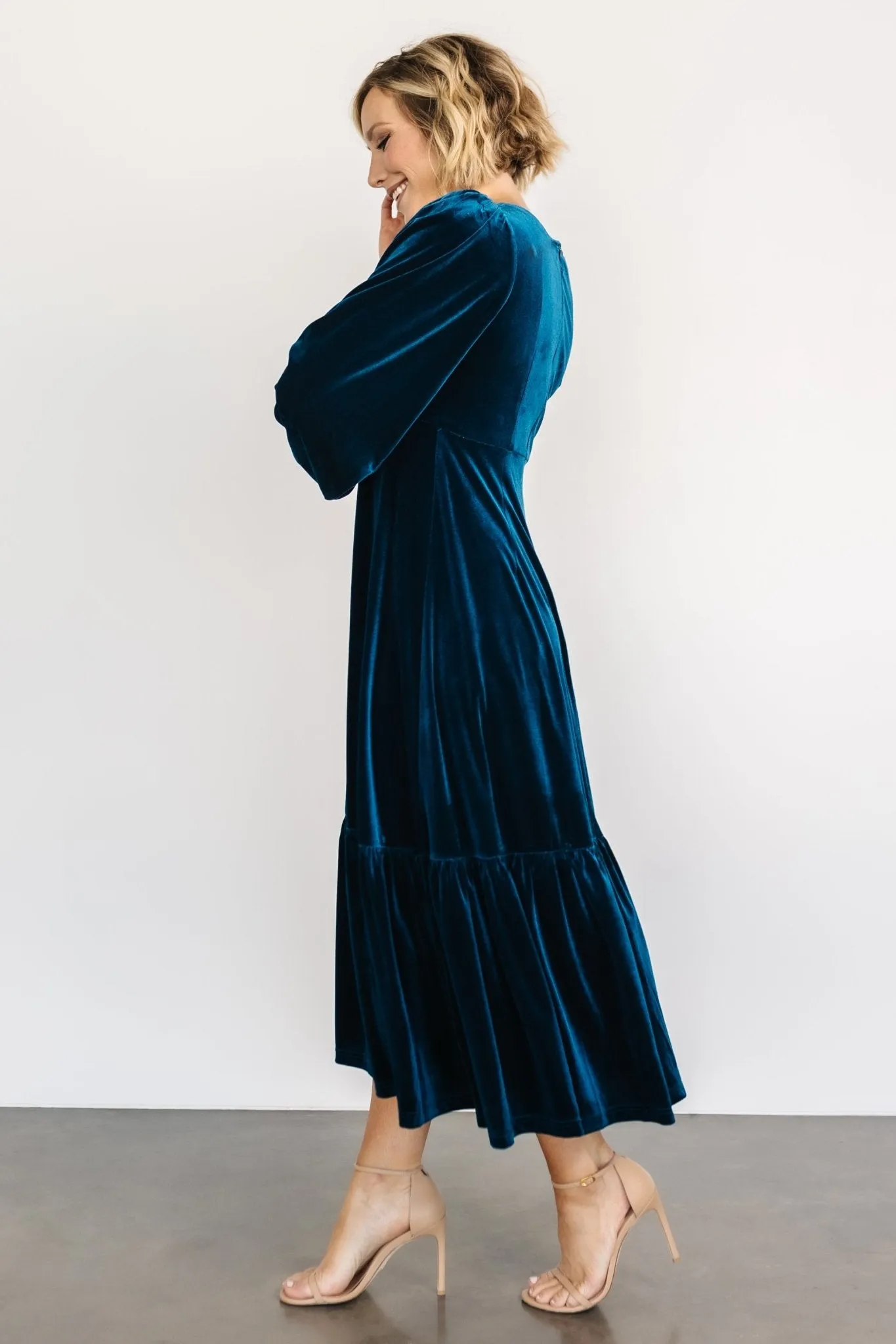 Erika Velvet Maxi Dress | Sapphire sold by Baltic Born product image thumbnail 3