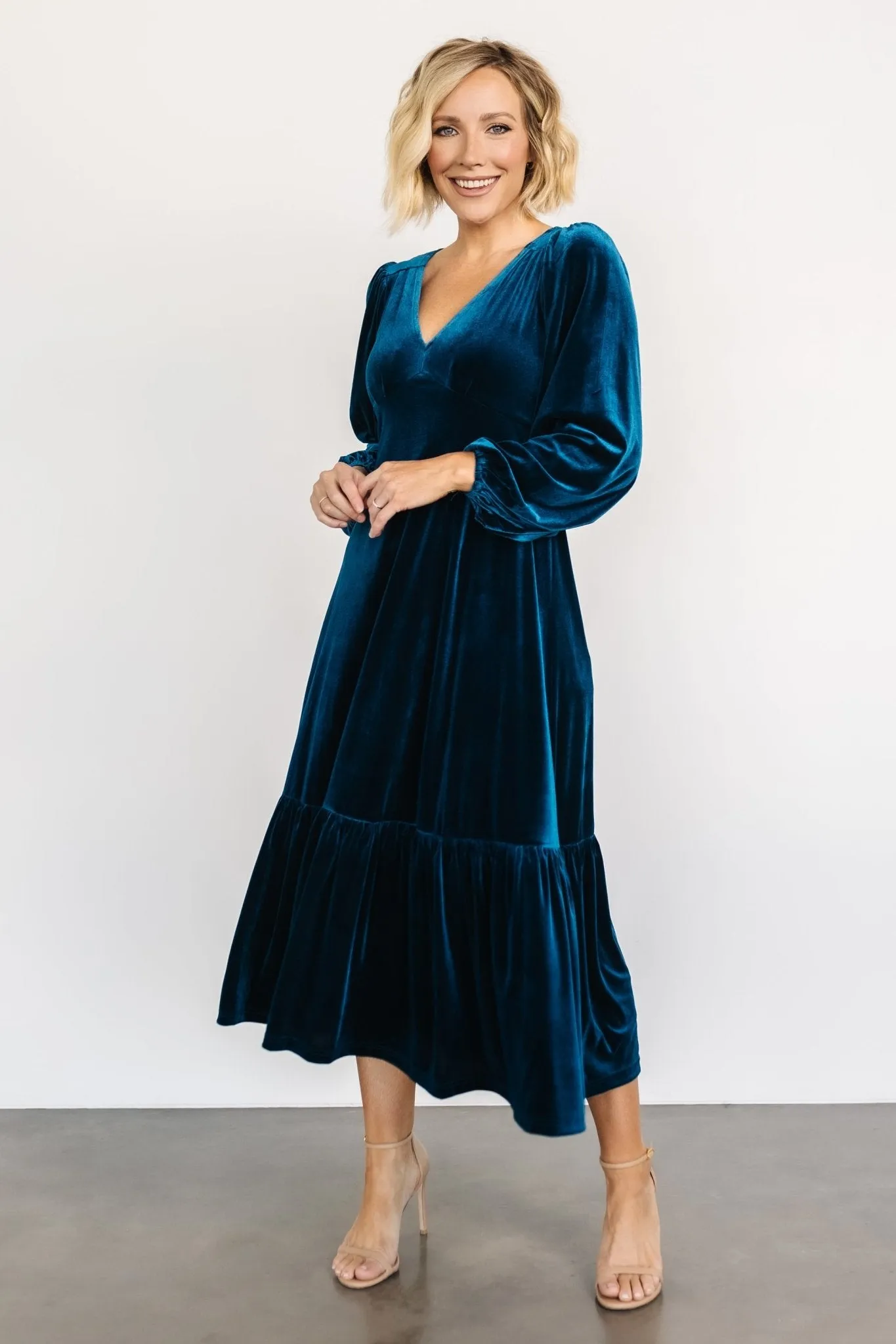 Erika Velvet Maxi Dress | Sapphire sold by Baltic Born product image thumbnail 5