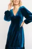 Erika Velvet Maxi Dress | Sapphire sold by Baltic Born