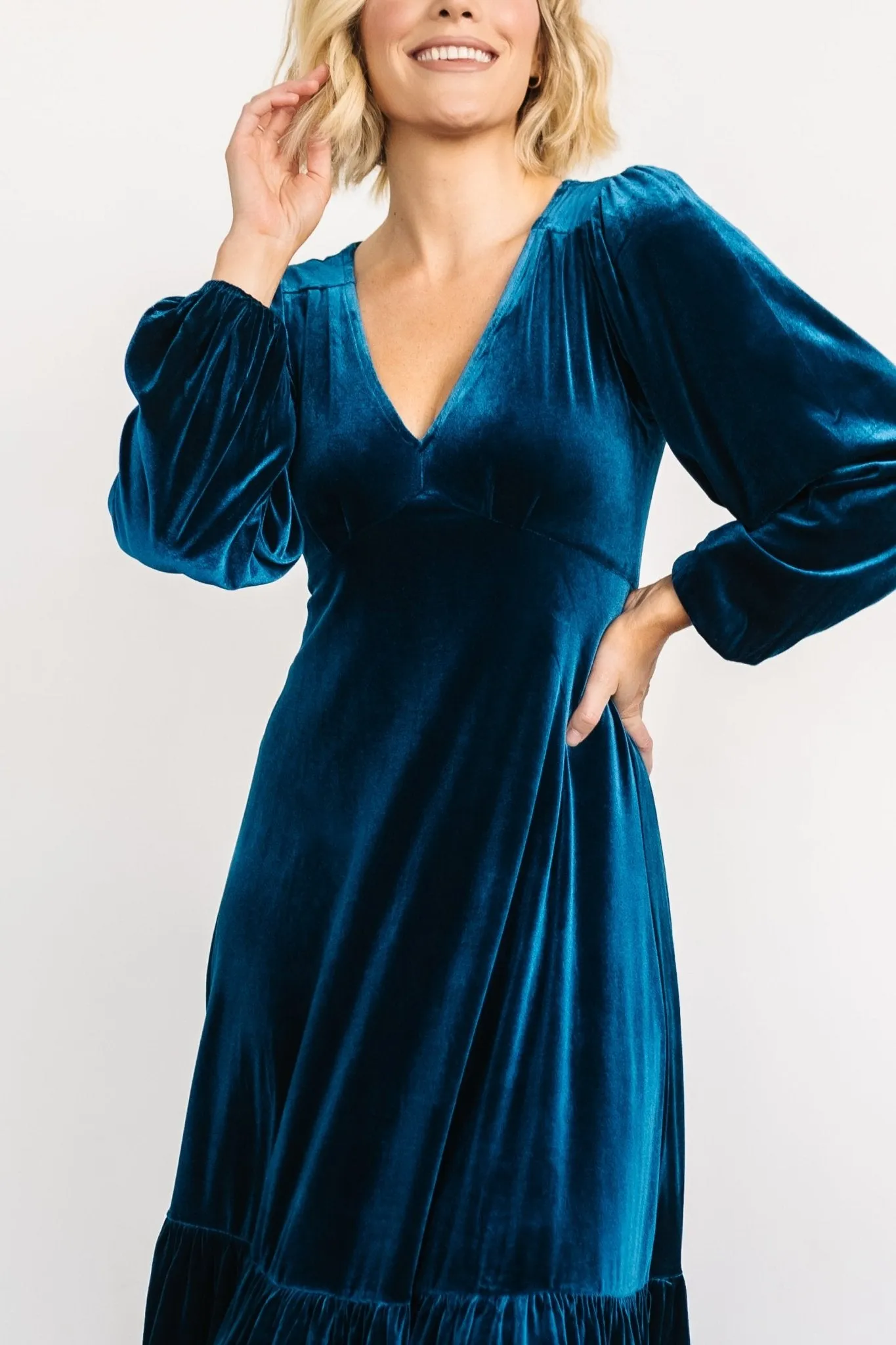 Erika Velvet Maxi Dress | Sapphire sold by Baltic Born product image thumbnail 2