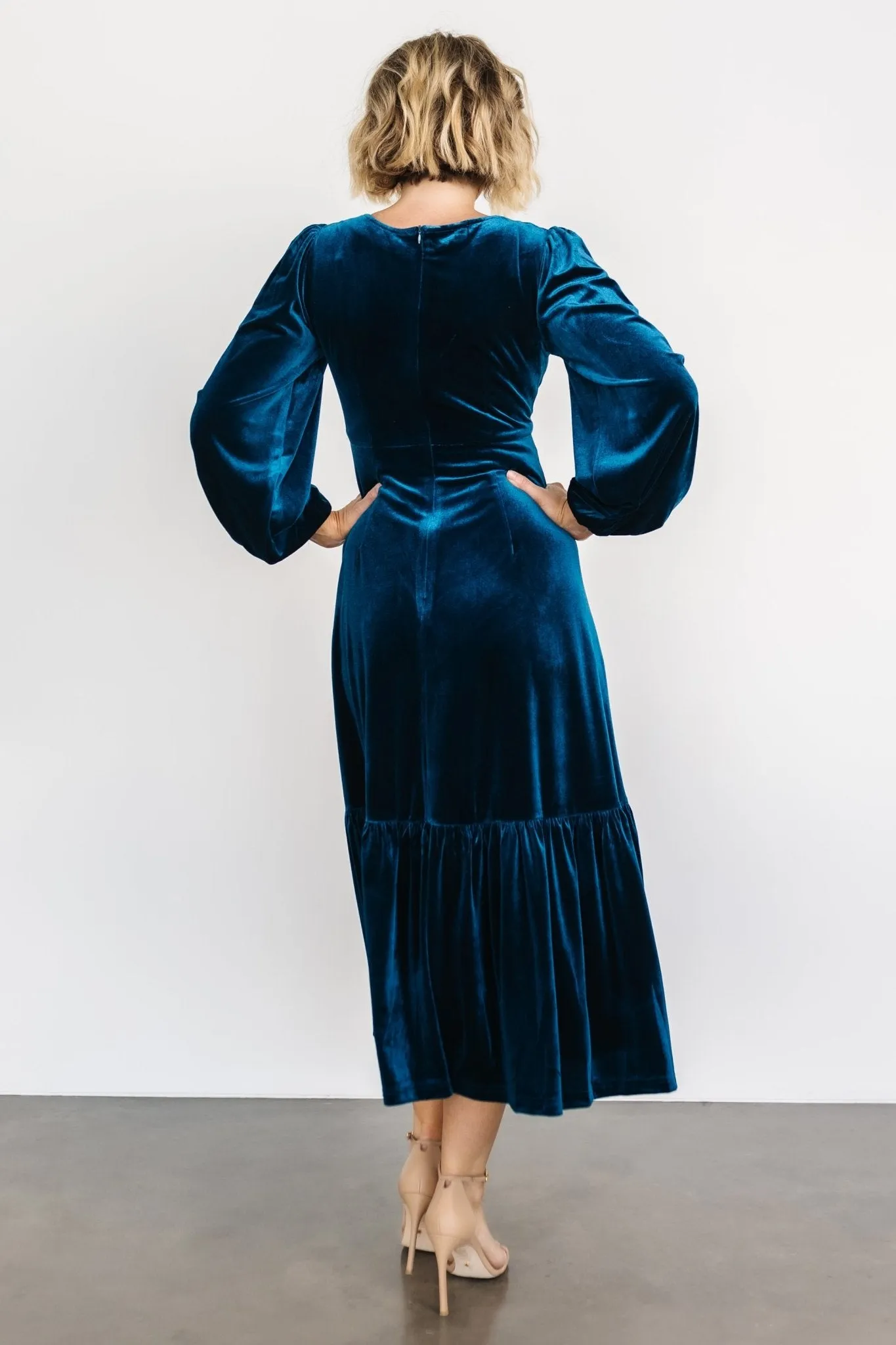 Erika Velvet Maxi Dress | Sapphire sold by Baltic Born product image thumbnail 4