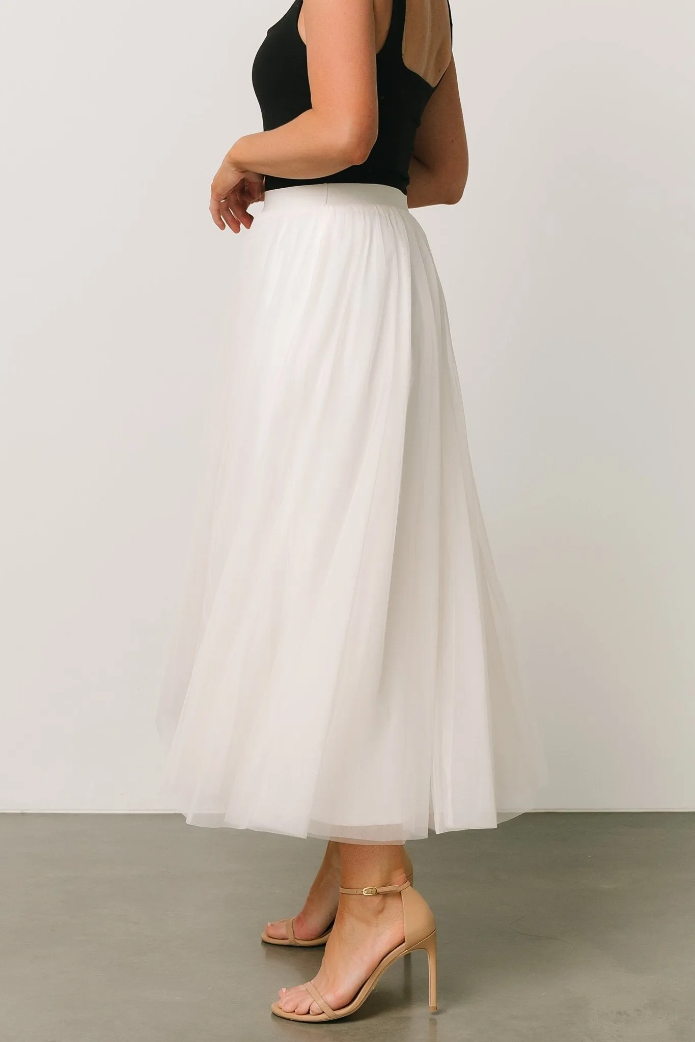 Mila Tulle Skirt | Cream sold by Baltic Born product image thumbnail 2