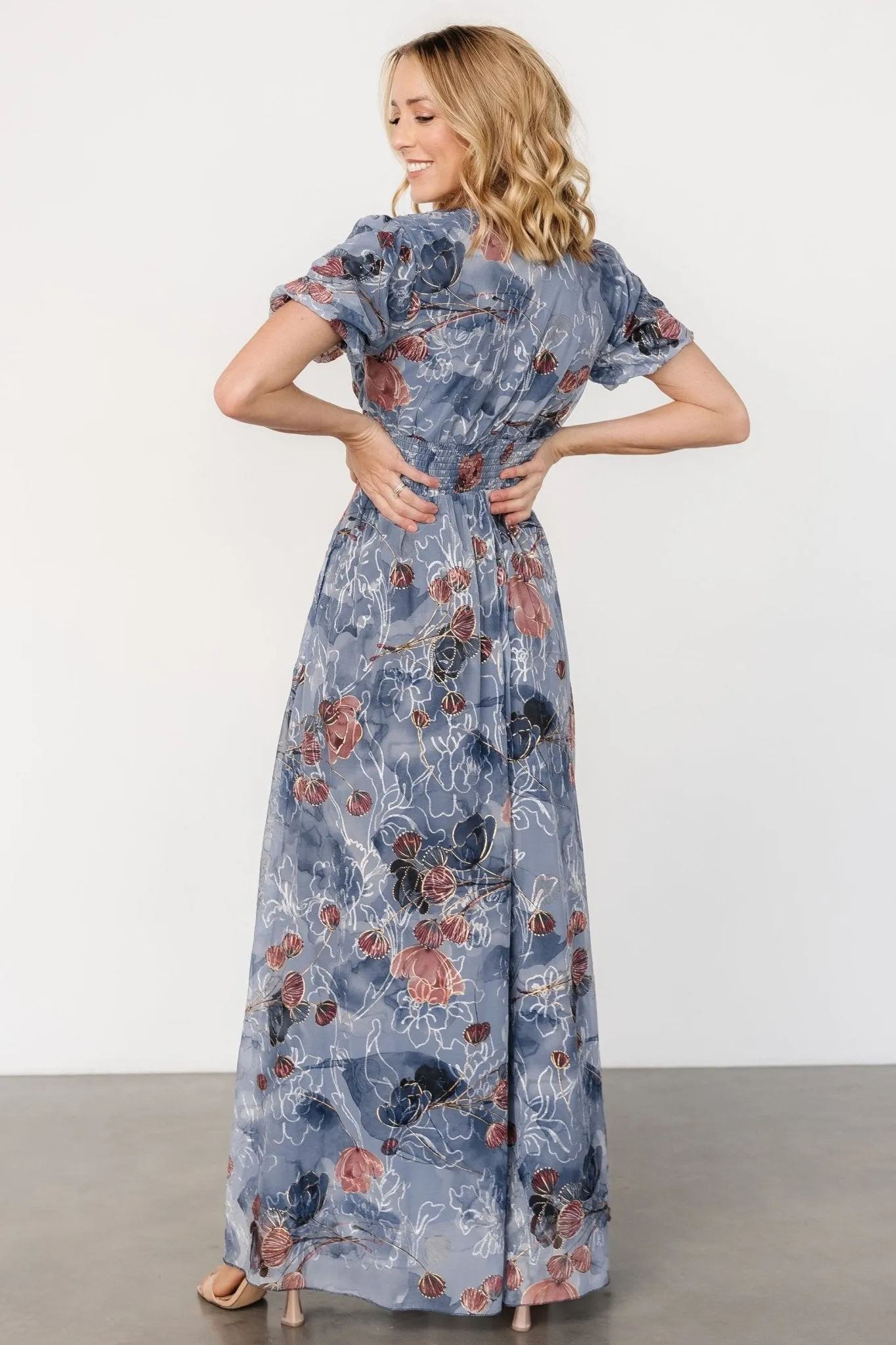 Ardley Maxi Dress | Slate Print sold by Baltic Born product image thumbnail 5
