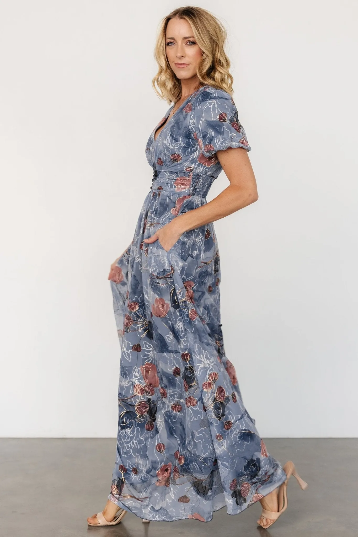Ardley Maxi Dress | Slate Print sold by Baltic Born product image thumbnail 3