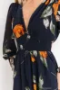 Olivia Maxi Dress | Midnight Navy Floral sold by Baltic Born