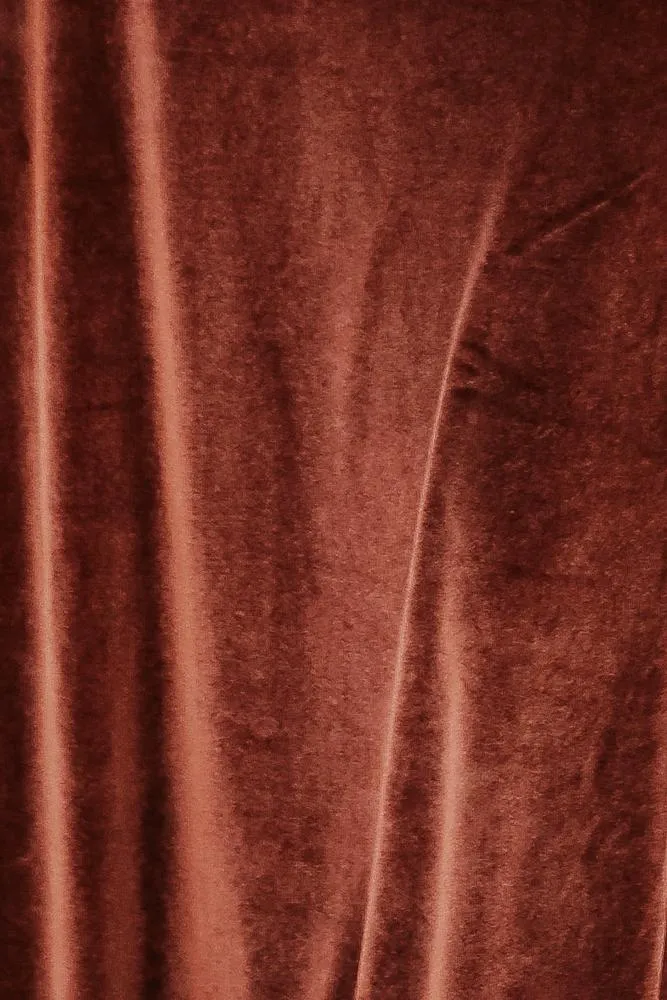 Fabric Swatch - Esmerelda Velvet | Bronze sold by Baltic Born