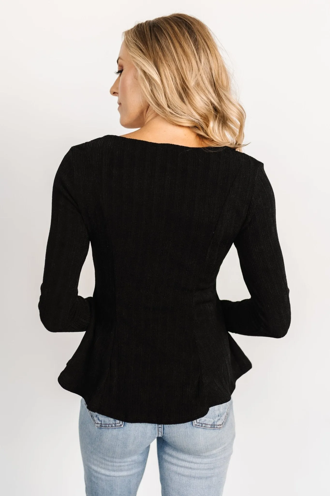 Murphy Square Neck Top | Black sold by Baltic Born product image thumbnail 4