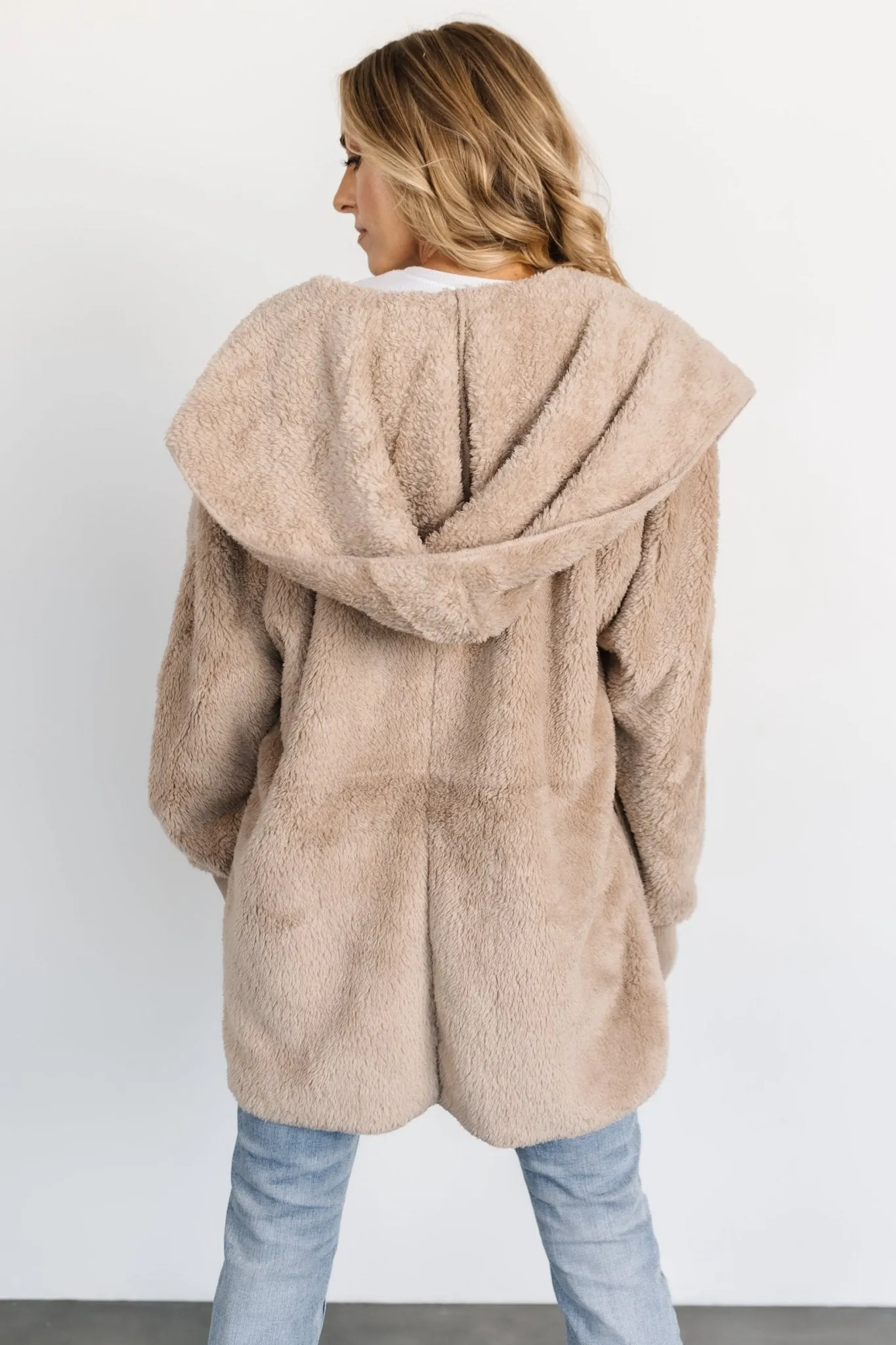 Melrose Teddy Jacket | Taupe sold by Baltic Born product image thumbnail 2