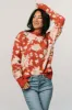 Legend Sweater | Rust Multi sold by Baltic Born