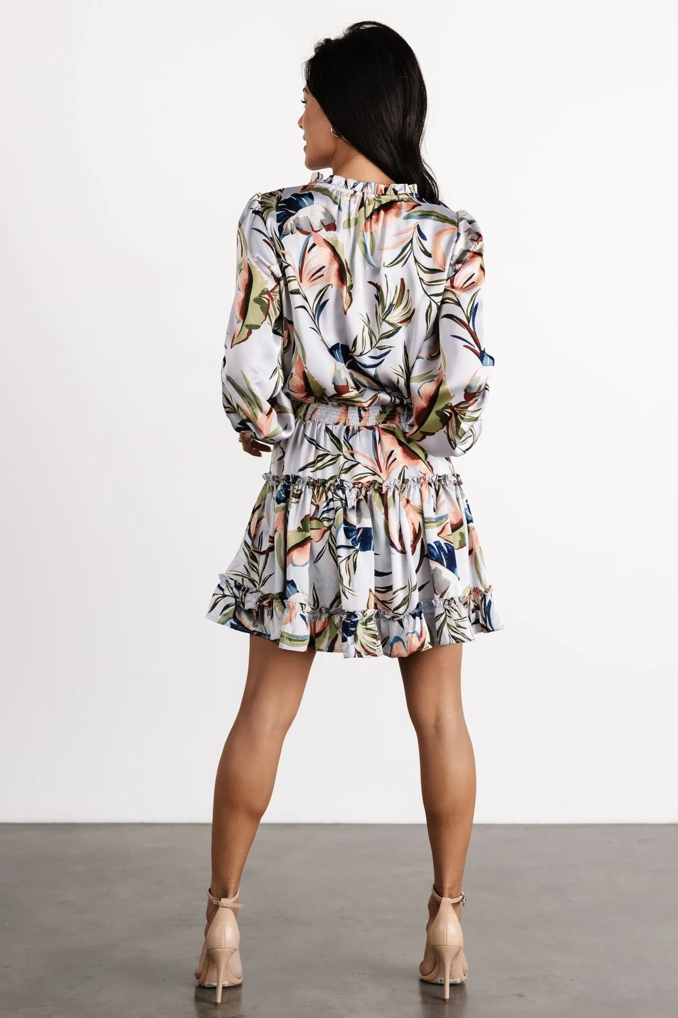 Kyra Mini Dress | Light Blue Floral sold by Baltic Born product image thumbnail 4