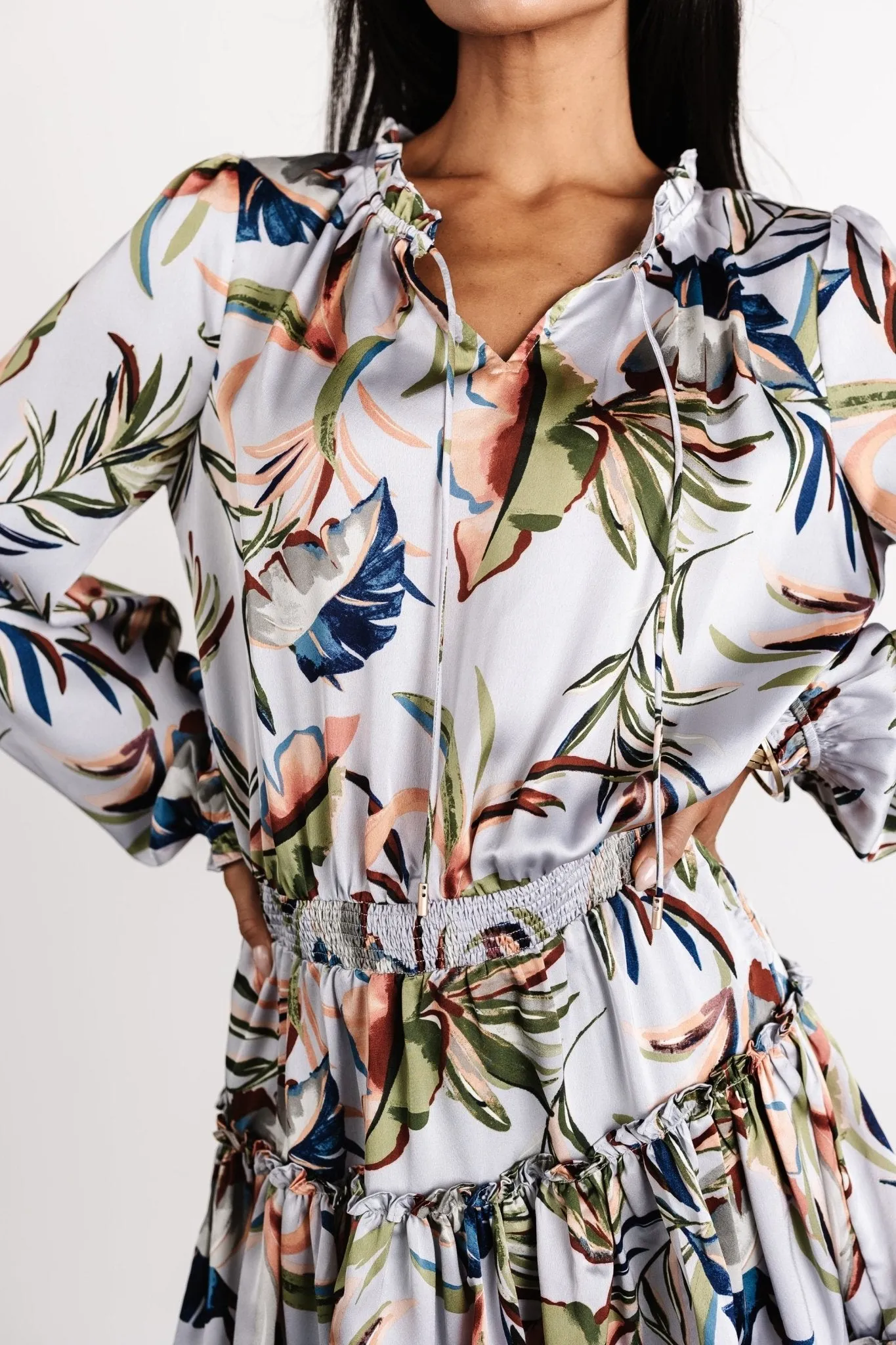 Kyra Mini Dress | Light Blue Floral sold by Baltic Born product image thumbnail 2