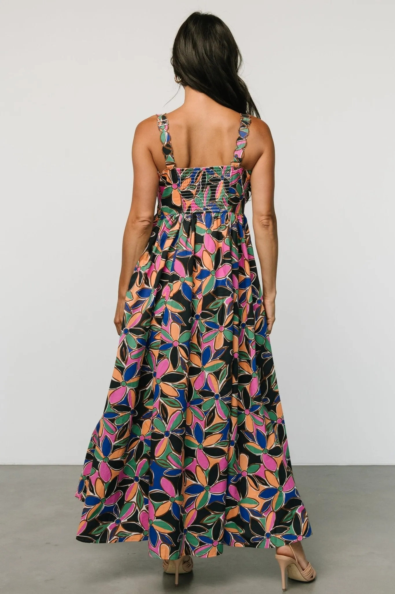 Frida Tank Maxi Dress | Multi Print sold by Baltic Born product image thumbnail 5