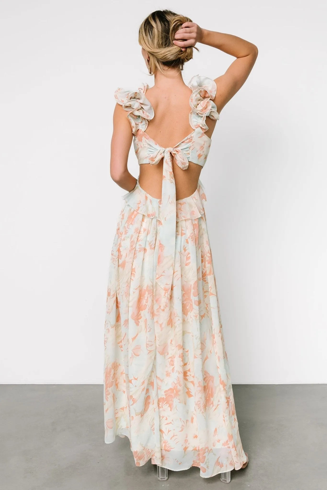 Brigitta Maxi Dress | Mint Floral sold by Baltic Born product image thumbnail 2