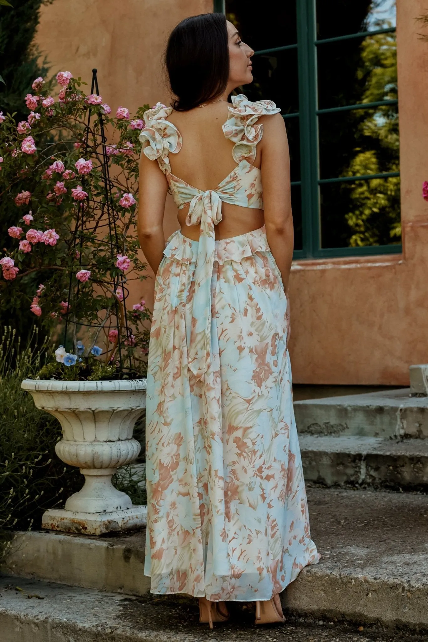 Brigitta Maxi Dress | Mint Floral sold by Baltic Born product image thumbnail 5