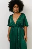 Kensington Satin Maxi Dress | Hunter Green sold by Baltic Born